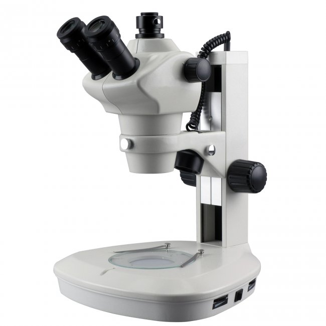 stereo trinocular microscope
