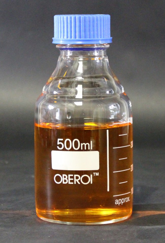 Glass Reagent Bottle, Screw Cap, Narrow Mouth, 500 mL