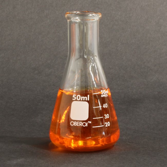 50 ml Erlenmeyer Flask, Narrow Neck, Graduated